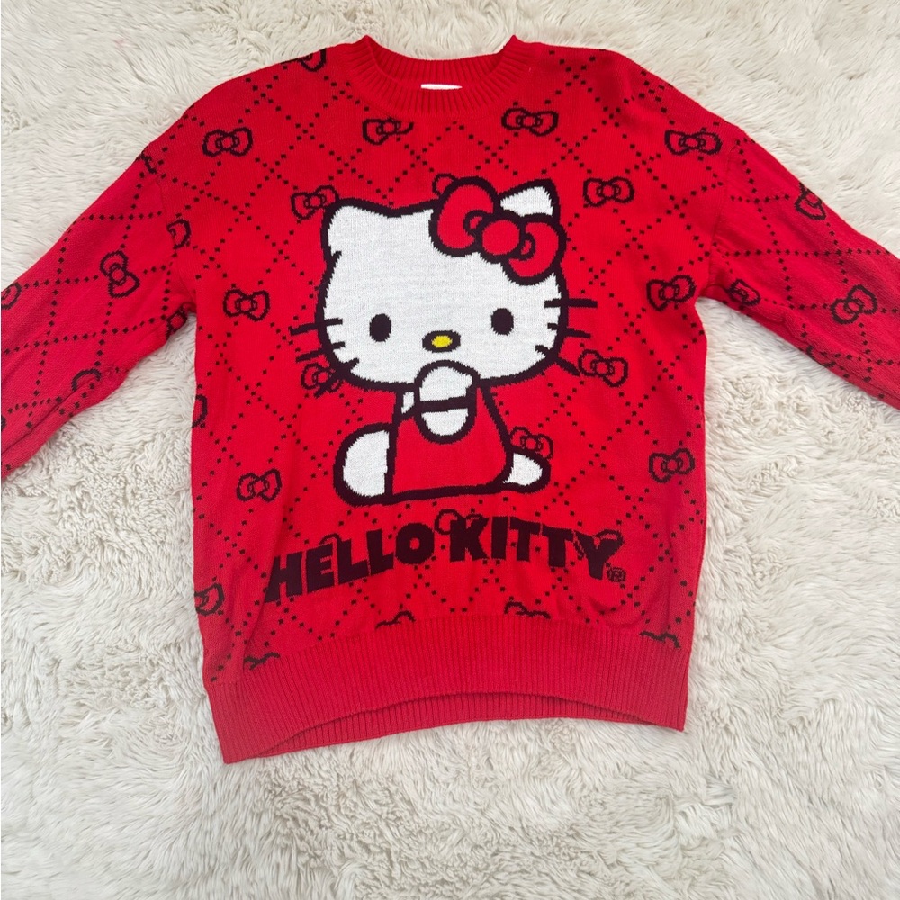 Red Sanrio Hello Kitty Graphic Sweater
Womens S